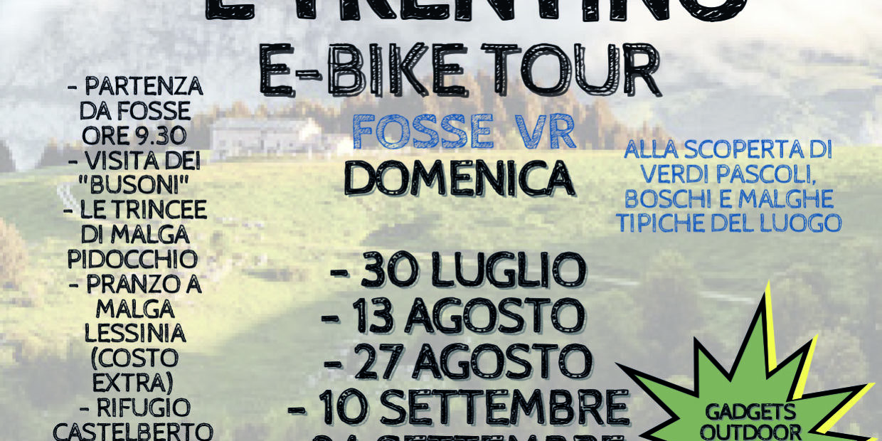 lessinia bici elettriche tour e-bike in lessinia