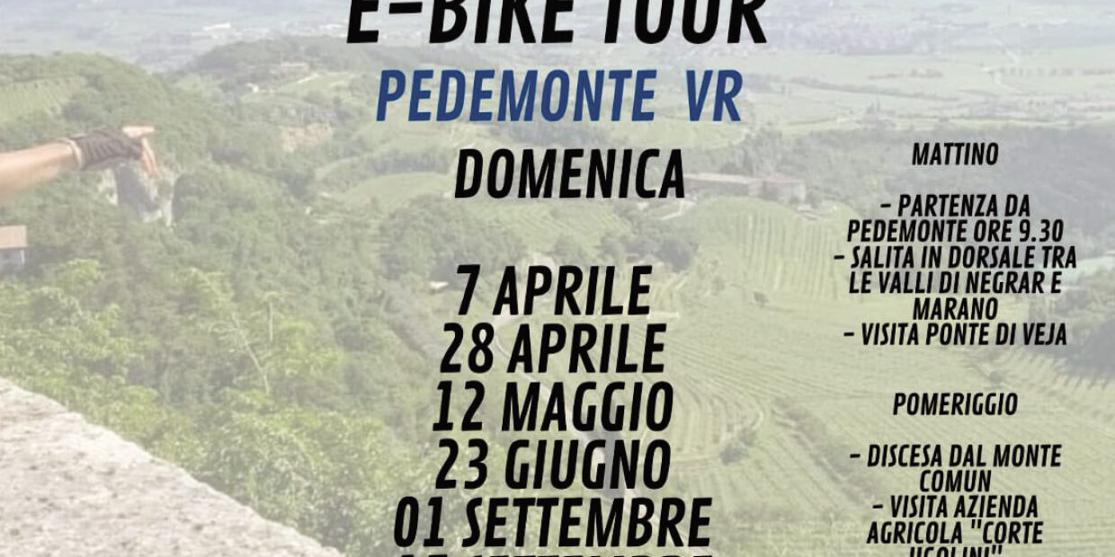 tour e-bike valpolicella scopri la valpolicella in e-bike