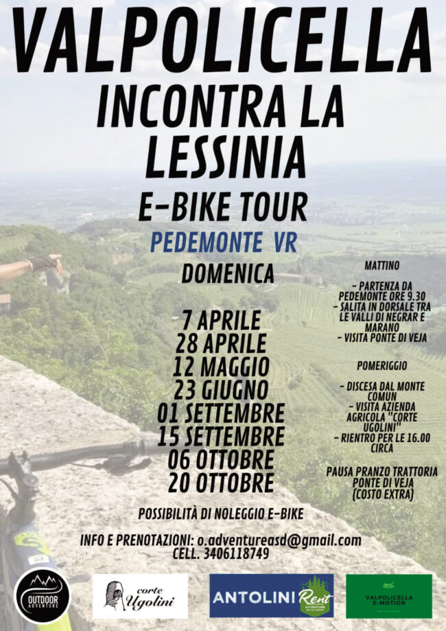 tour e-bike valpolicella scopri la valpolicella in e-bike